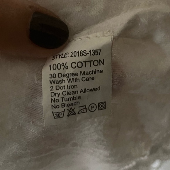 Embroidered with Seashells, Tassels White Maxi Dress 100% Cotton - Picture 5 of 9